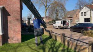 Schoorsteen onderhoud Wassenaar ladder bus